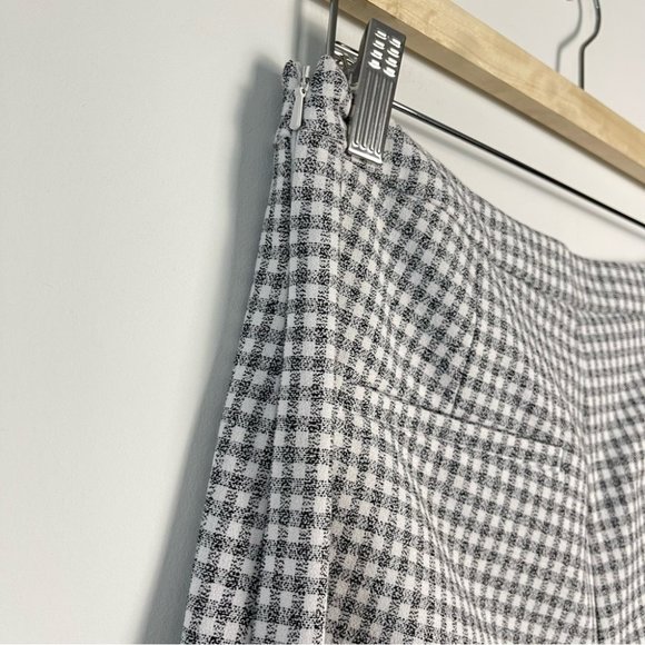 ❌SOLD❌ Aritzia Wilfred Kick Flare Pant High-Waisted Gingham Trouser Pant size 6 - Picture 6 of 11